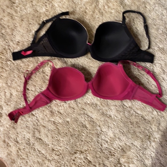 Betsey Johnson Bra 34D Burgundy Bra - Picture 2 of 3